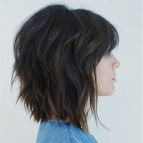 Short Layered Bob Haircuts With Bangs