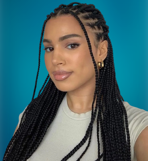 Knotless braids hairstyles 2022-2023