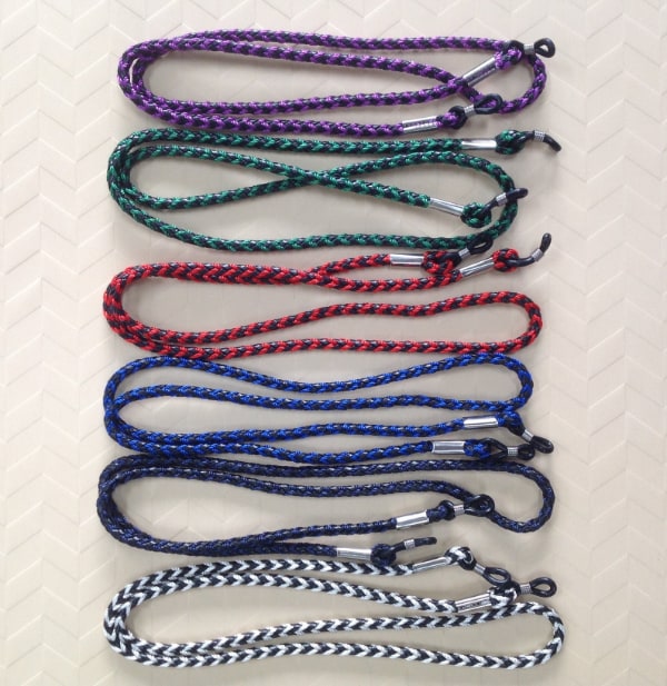 braided nylon sunglass straps