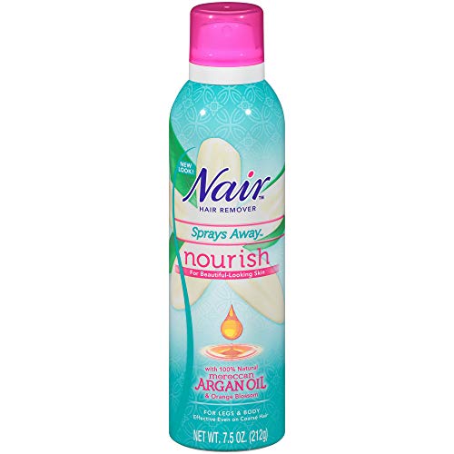 Nair Hair Remover Body Spray, Arm, Leg and Bikini Hair Removal Spray, 7.5 Oz Can