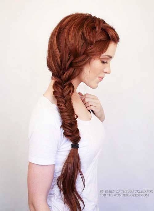 Bohemian Side Braid Style