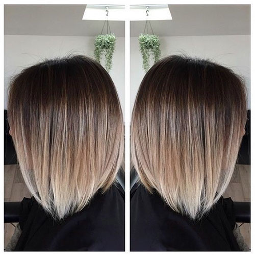 Brown To Blonde Ombre Short Hair