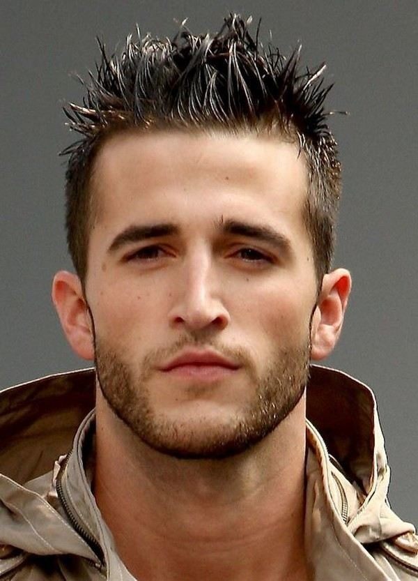 spikey stylish hairstyle men