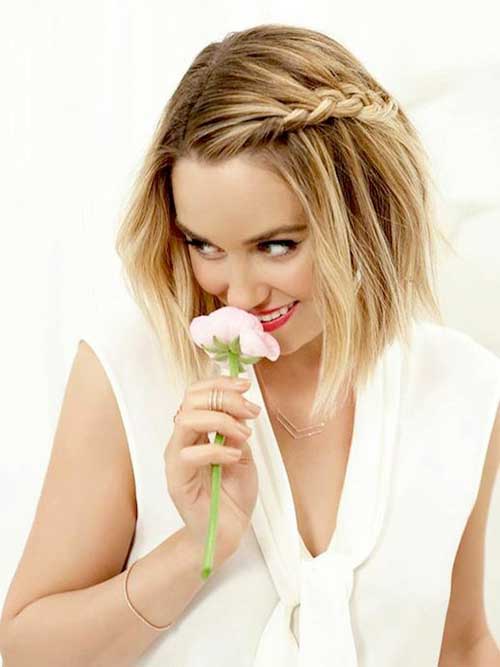 Lauren Conrad Side Braidedshort Hair