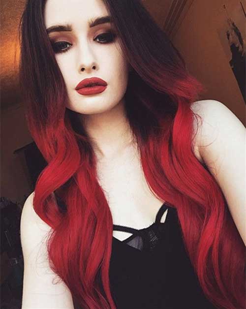 Color for Black and Red Hair