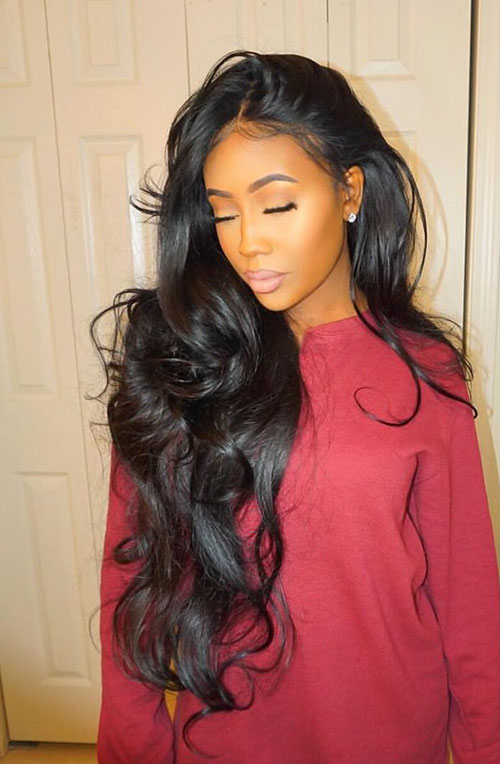 Long Hair Weave