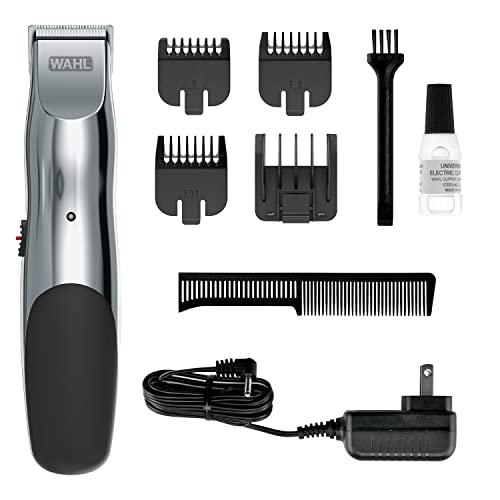 Wahl Beard Rechargeable Trimmer with Self Sharpening Blades and 10 Trimming Lengths - Model...