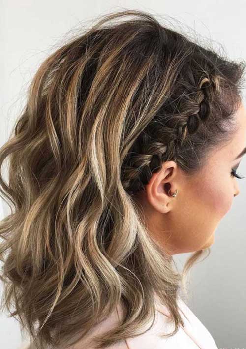 Braided Short Hairdos