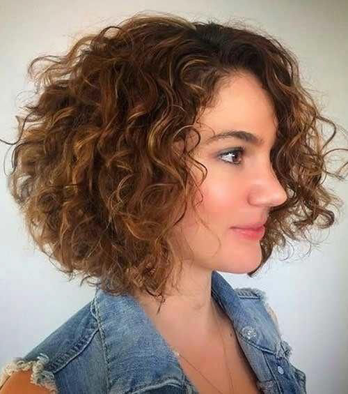 Curly Hair Bob