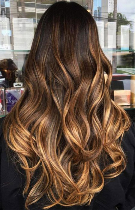 Balayage Hair Brown Color