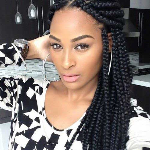 Box Braids Long Hairstyles Black Women