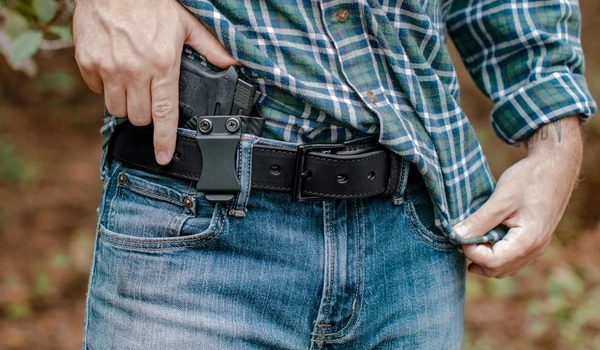 Leather Holster Tactical Belt