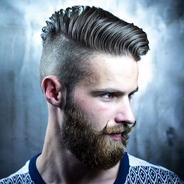 side swept undercut for men