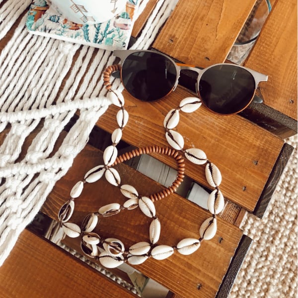 seashell sunglasses strap