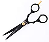 Professional Mustache Scissors, Beard Trimming Scissors, Japanese Moustache Scissors - Extremely Sharp - 5' (13cm) + Presentation Case, Comb and Tip Protector