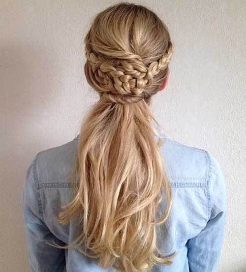 Braided Half Updo Long Hair Pictures