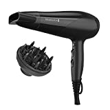 Remington D3190 Damage Protection Hair Dryer with Ceramic + Ionic + Tourmaline Technology, Black, 3 Piece Set