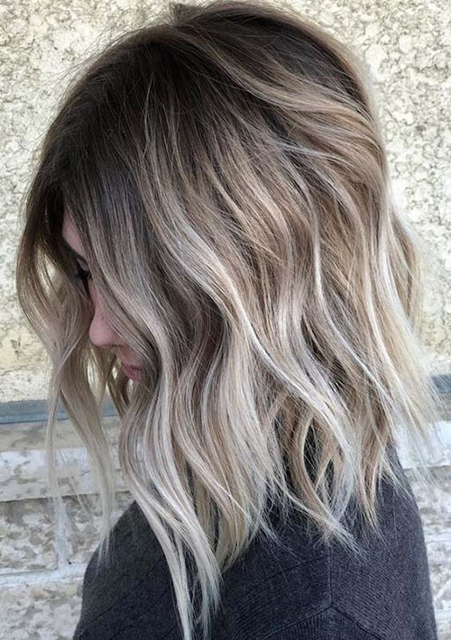 Short Brown Hair With Blonde Highlights