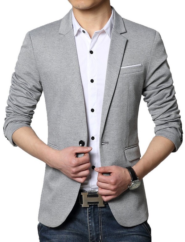 Grey Mens Blazer