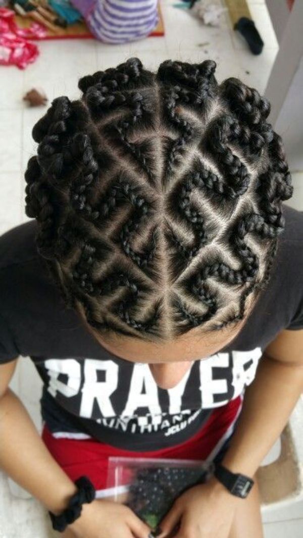 Freehand Cornrows