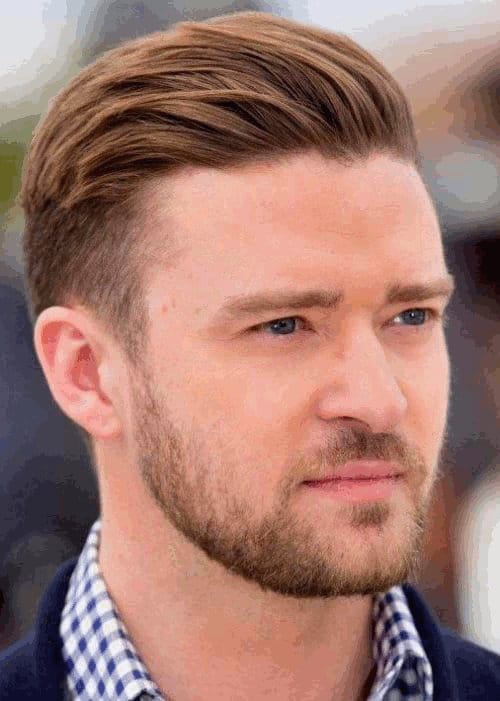 Tapered Haircut And Back Slicked Hairstyle