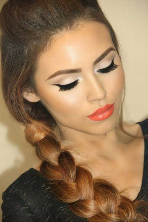 Side Braided Long Hair Idea