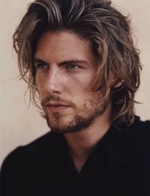 The Messy Cool Style long hairstyles for men