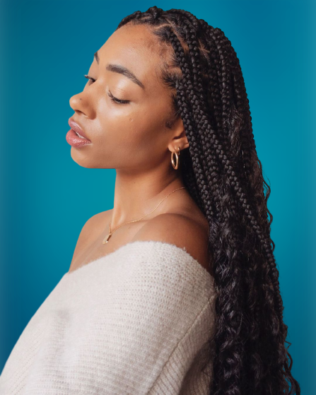 Knotless braids hairstyles 2022-2023