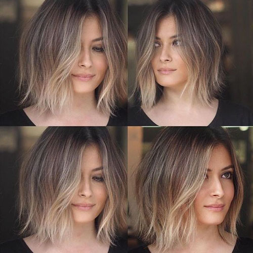 Brown To Blonde Ombre Short Hair