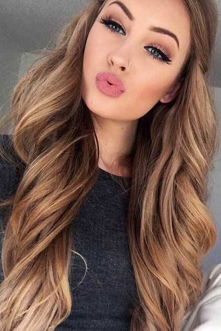 Light Brown Hair Colors Summer Hair Color Caramel, Lips