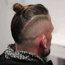 Mohawk Faded Man Bun