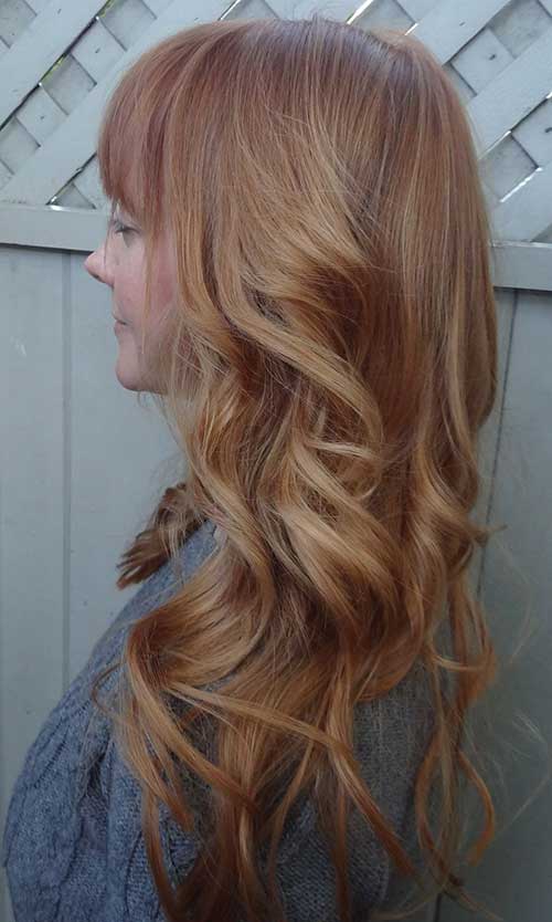 Gorgeous Long Strawberry Blonde Hairstyles