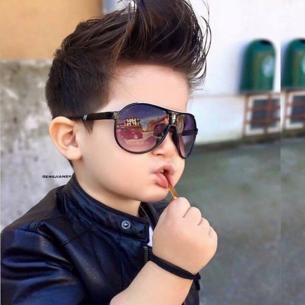 Modern Pompadour Hairstyles for Kids-Little Boys 2016-2017