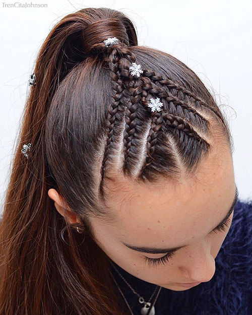 Braids For Little Girl With Short Hair