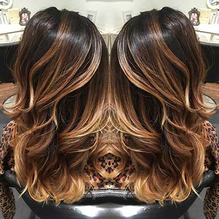 Dark Balayage Yage Highlights, Balayage, Ombre