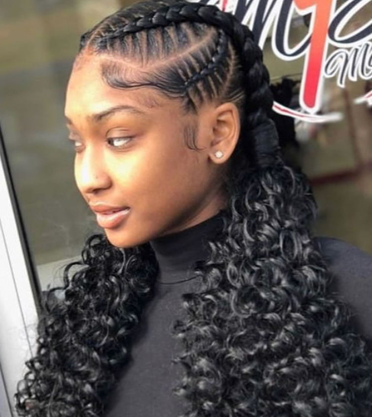 Ghana cornrow braids hairstyles 2019-2020