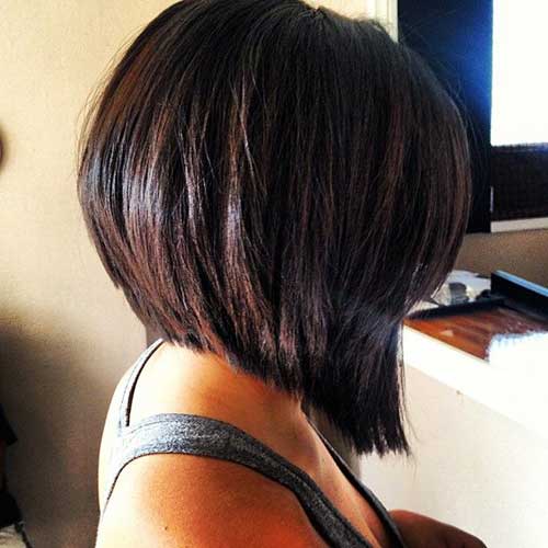 Short Dark Bob Hairstyles