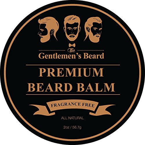 The Gentlemen's Premium Beard Balm - Fragrance Free - Leave-in Conditioner & Softener - All Natural...