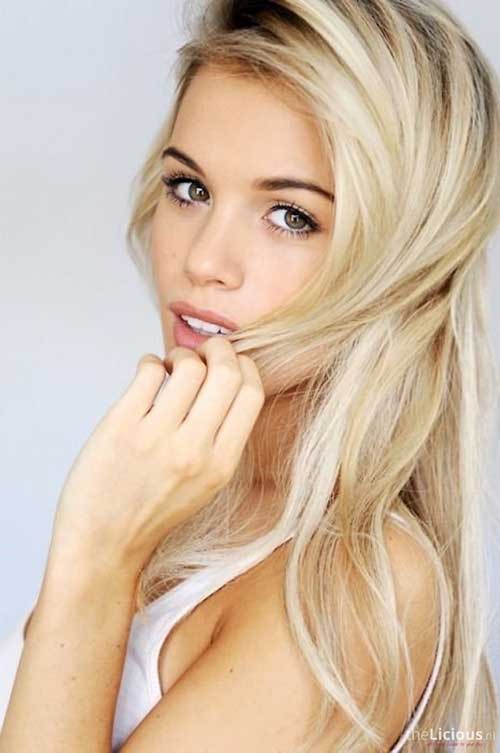 Stacey Hannant Soft Blondish Hairdo