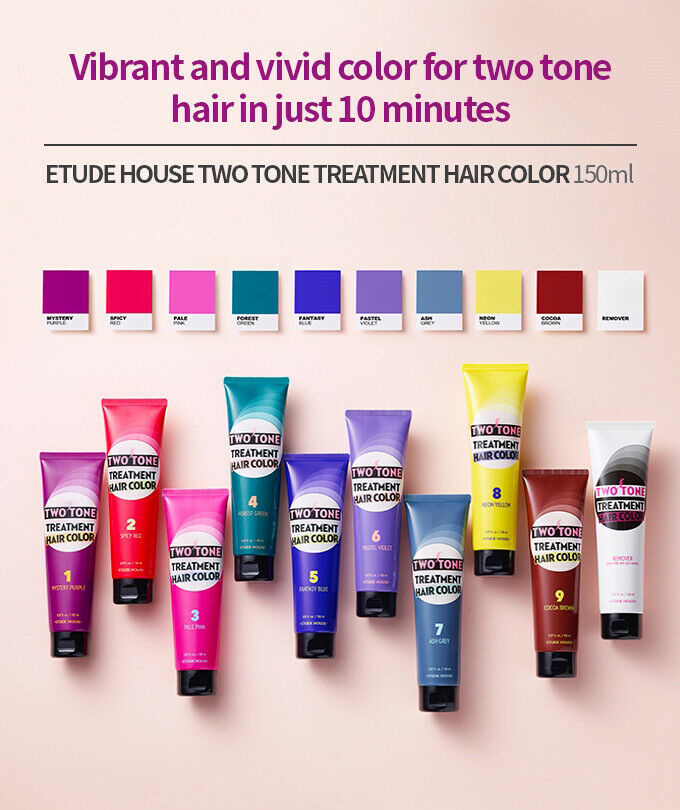 ETUDE HOUSE - NEW TWO TONE TREATMENT HAIR COLOR ( KOREA ...