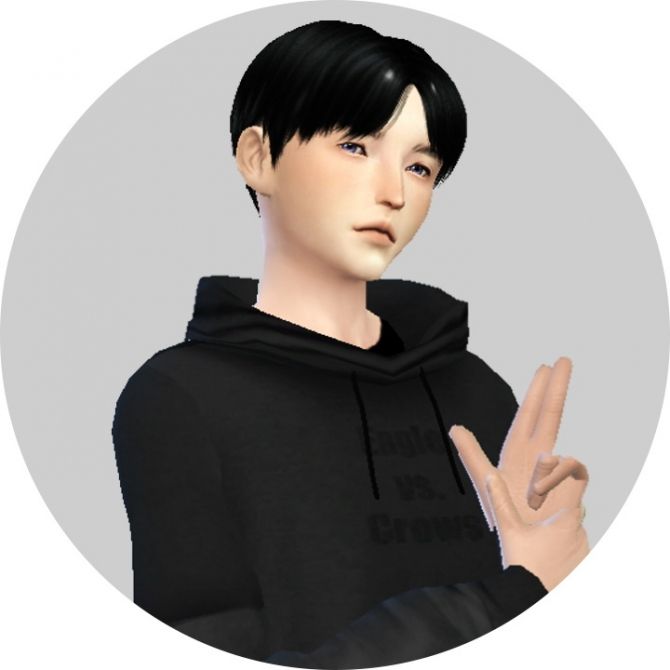 Ryuffy's Central Parting Hair Recolors at Agatho Sims ...