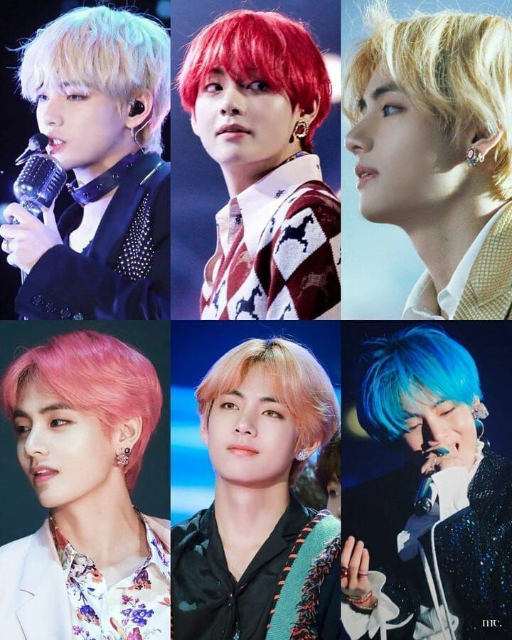 BTS V on Taehyungs hair colors woahhh #hair #love #style # ...