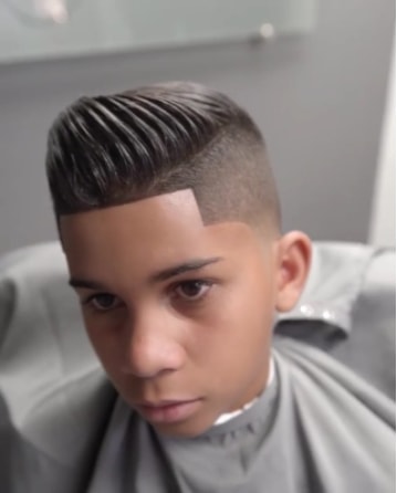 Pompadour Fade for Boys