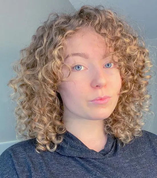 Shoulder Length Curly Hair