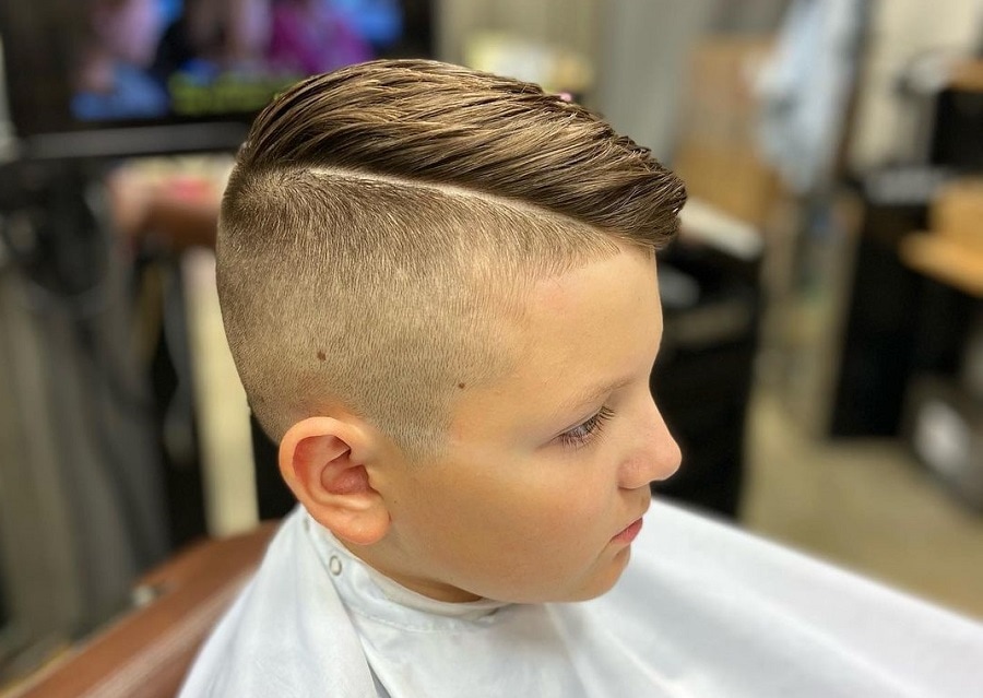 kids bald fade