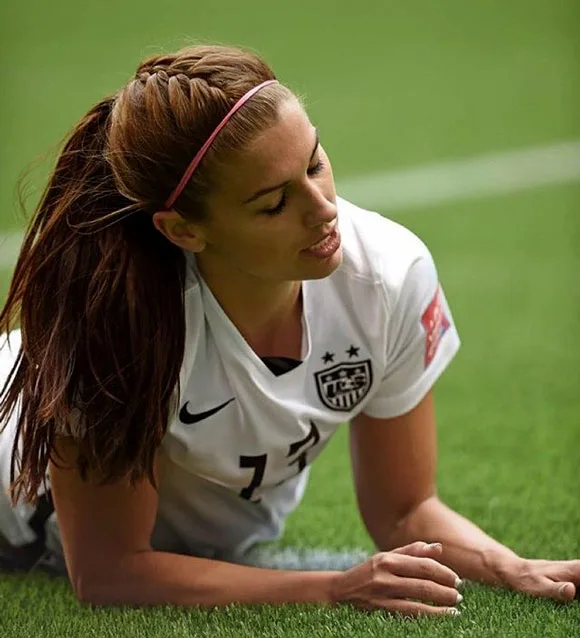 Alex Morgan in Faux Hawk