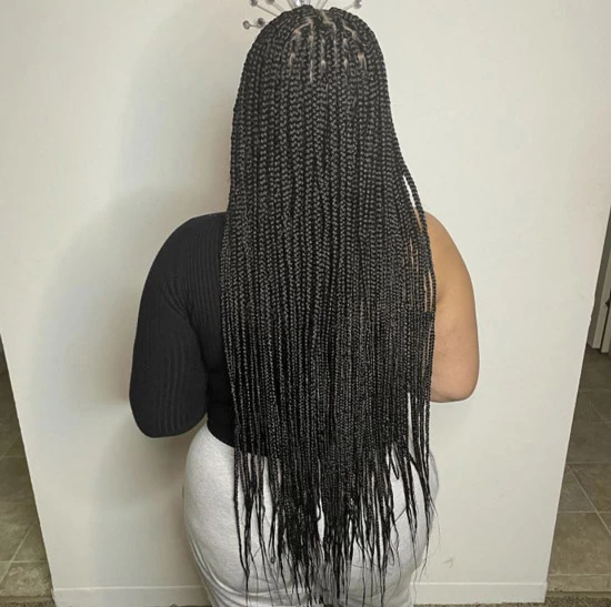 Long Small Box Braids