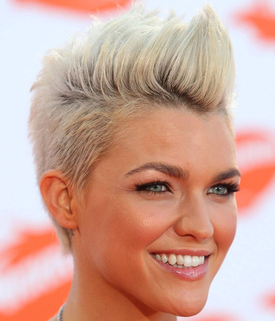 Ruby Rose Mohawk Style