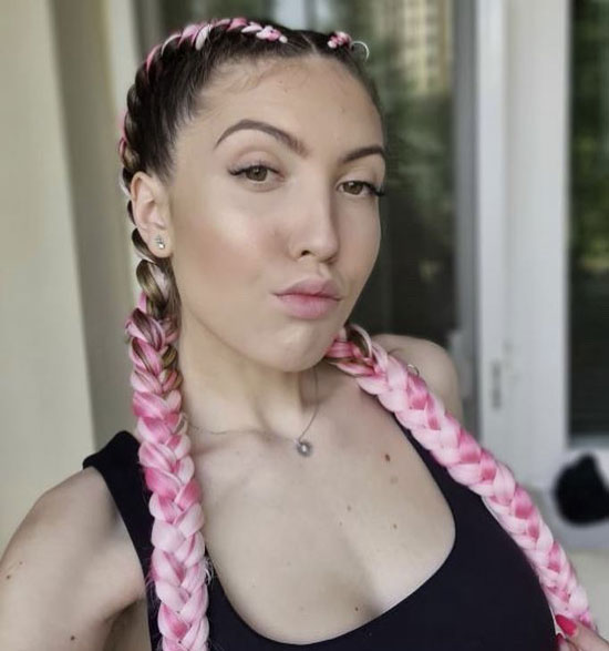 Pink Braids