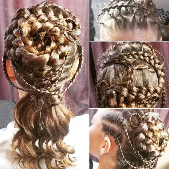 Intricate Braided Updo